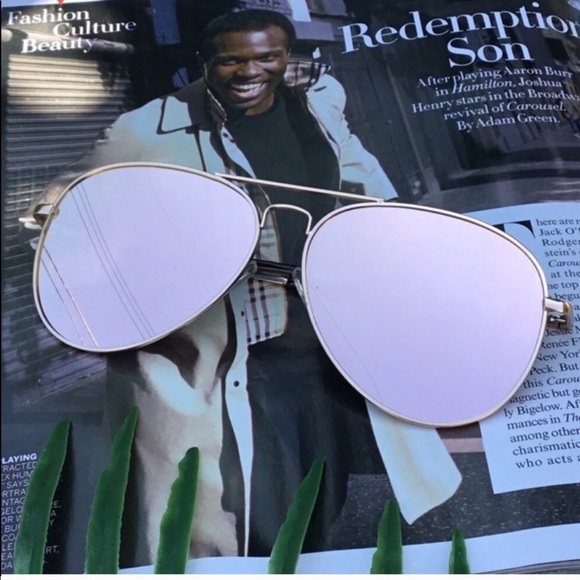 Rose Gold Aviators Sunglasses 😎 - Picture 2 of 3